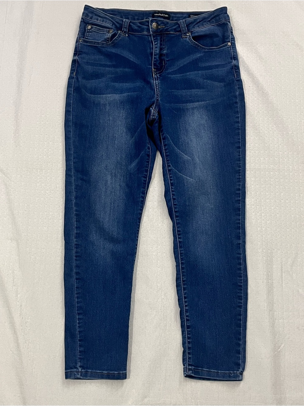 Needle & Cloth ladies Slim Stretch Skinny Jeans in Dark Blue size 12P